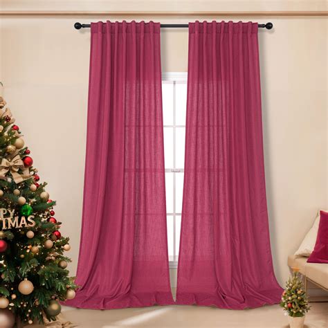 Hot Pink Curtain Panels