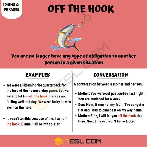 Off the Hook: What Is the Meaning of the Useful Idiom "Off the Hook ...