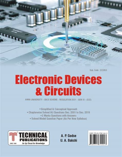 Electronic Devices and Circuits for BE Anna University R21CBCS (III-ECE ...