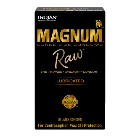Trojan Magnum Raw 10 Count Condoms - Paradise Marketing