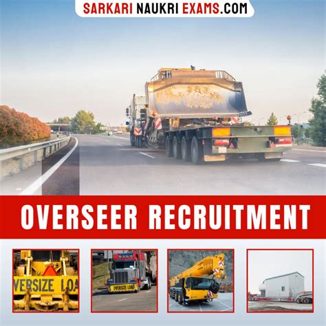 Overseer Recruitment | Govt Jobs Overseer Vacancy 2026