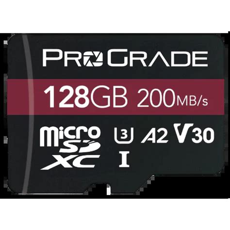 ProGrade Digital 128GB MicroSDXC UHS-I V30 Memory Card at Lowest Price ...