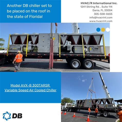 Another DB chiller install on a Florida rooftop. Contact us for more ...