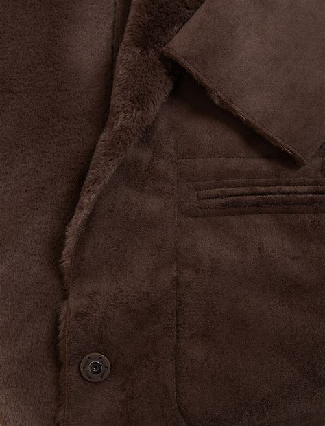 Buy Faux Shearling Hooded Reversible Coat at Marks & Spencer