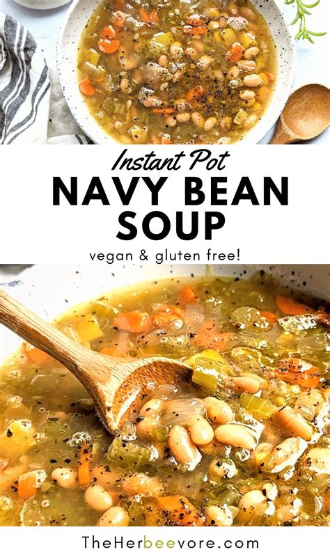 Instant pot navy bean soup – Artofit