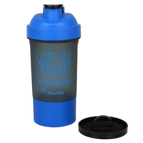Buy VELLORA 2 in 1 Shaker Sipper Bottle with Detachable Storage ...