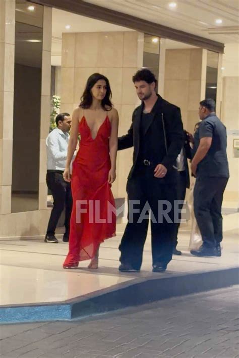 Pics: Disha Patani & Talwiinder avoid paparazzi as they attend Nupur ...