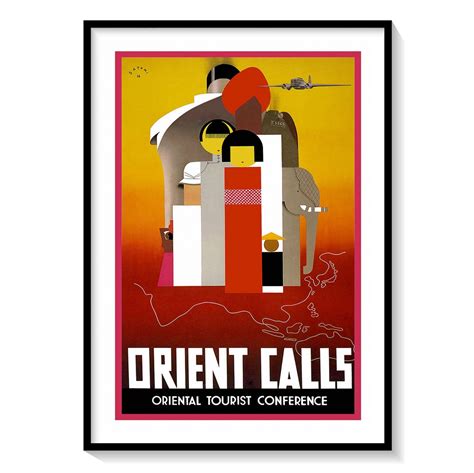 Buy Orient Calls Travel Poster Art & Prints Online India at Best Price ...