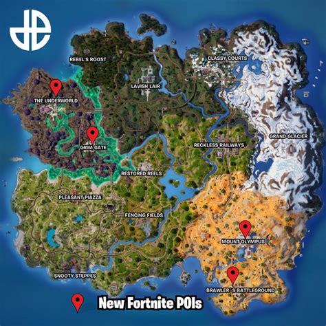 Fortnite Chapter 5 Season 2 map changes and new locations - Dexerto