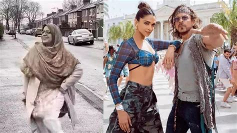 Old Pakistani woman dances to Shah Rukh Khan and Deepika Padukone's ...