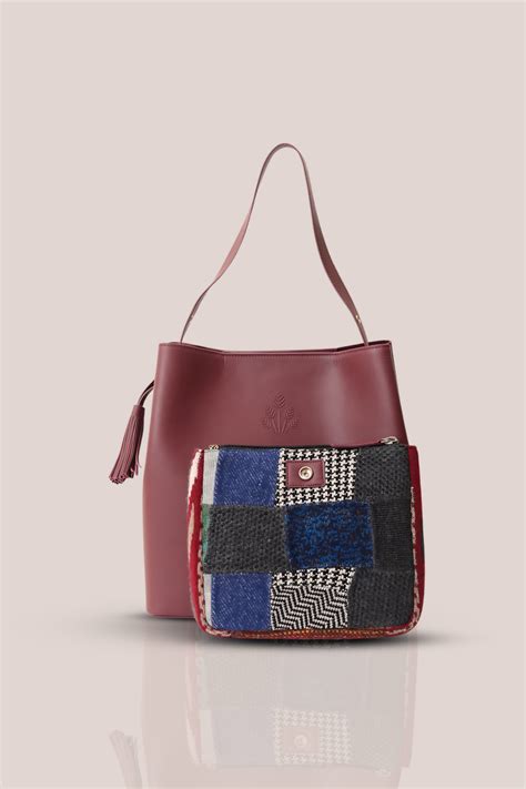 Cygnus Burgundy Leather Tote Bag – Khaleej