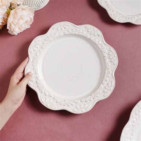 Faye Floral Side Plate 9 Inch Online - Premium Snack Plate | Nestasia