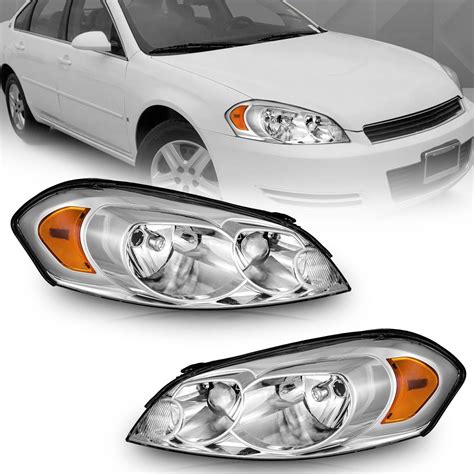 WEELMOTO Headlights for 06-13 Chevy Impala, for 14-16 Chevy Impala Limited,for 06-07 Chevy Monte ...