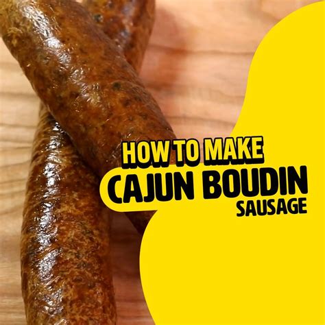 What Is Cajun Boudin Made Of at Lara Douglas blog