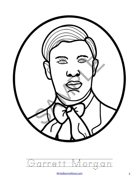 Garrett Morgan Coloring Book-Level A | Made By Teachers