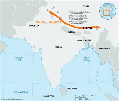 Trans-Himalayas | Map, India, & Facts | Britannica