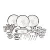 Neelam Stainless Steel 24 Gauge Lazer Etching 28 Pieces Dinner Set ...