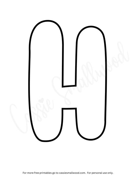 Bubble Letters Coloring Pages (FREE Printable) | Letter a coloring ...