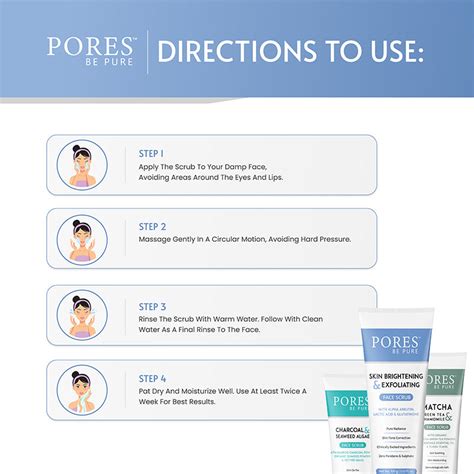 SKIN BRIGHTENING & EXFOLIATING FACE SCRUB For Women & Men - 100 G ...