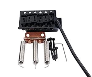 Guyker Tremolo Bridge Vintage Bent Steel Saddles Compatible with Start ...