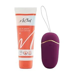 MsChief Lube & Electro Combo, Tea & Peach Natural Lubricant - 75ml with ...