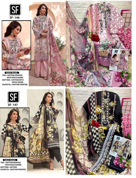 146-147 Sf Fashion Cotton Pakistani Patch Work Suits – Kavya Style Plus