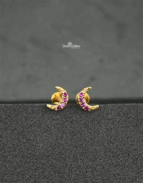Goldplated Nosepin and Second stud – Queen Galaxy Collections