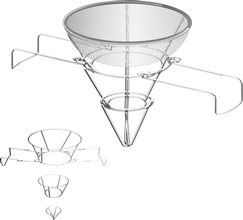 10" Fryer Oil Filter 25pcs Non Woven Cooking Grease Filters For