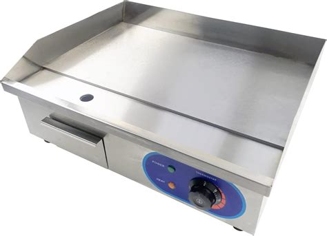 Amazon.com: TAIMIKO Commercial Electric Griddle Flat Top Grill HotPlate ...