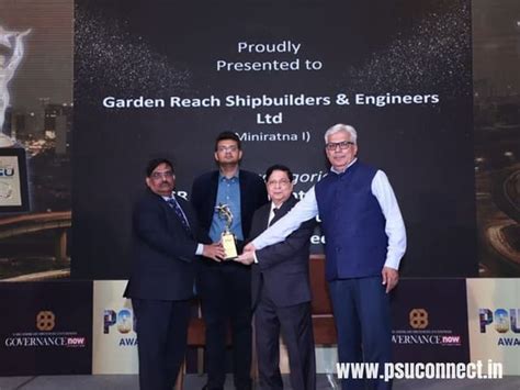 GRSE bagged 9th Governance Now PSU Awards in 'Communication Outreach'