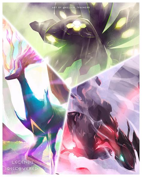 Xerneas Yveltal Zygarde Mythology Origins Of The Pokémon: Volume Six