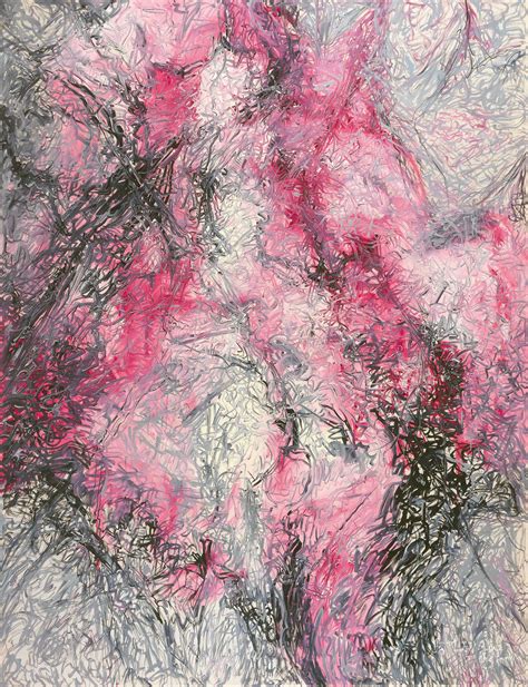 ZENG FANZHI (CHINA, B. 1964) Untitled No. 2 abstract painting | Zeng ...
