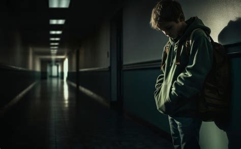 Vue rapprochée d'une personne souffrant de dépression | Image générée à ...