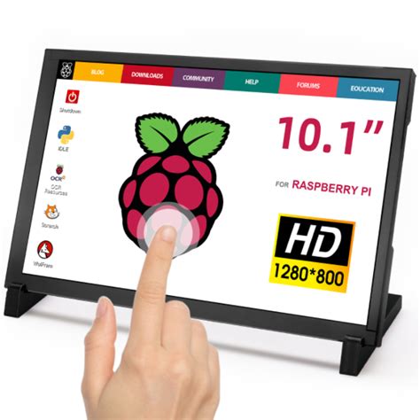 Elecrow 10.1 inch Touch Screen Display 1280x800 for Raspberry Pi and J ...