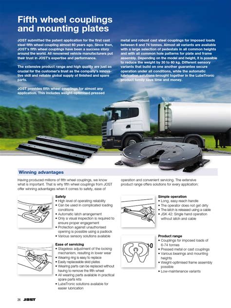 01 Intro Fifth Wheel Couplings and Mounting Plates e | PDF | Bearing (Mechanical) | Trailer ...