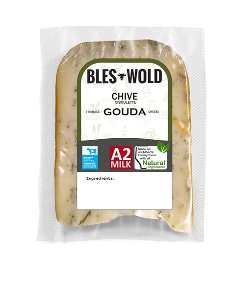 Gouda Cheese - Chive - Crystal Springs Cheese / Bles Wold