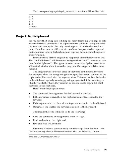 Image result for Automate the Boring Stuff with Python Book Example