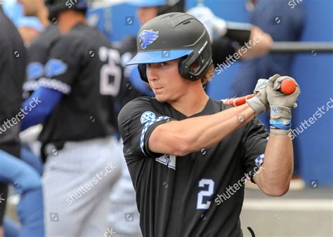 Kentuckys Austin Schultz Warms Dugout During Editorial Stock Photo ...