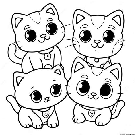 Adventurous Super Kitties Coloring Page (50254-39748)