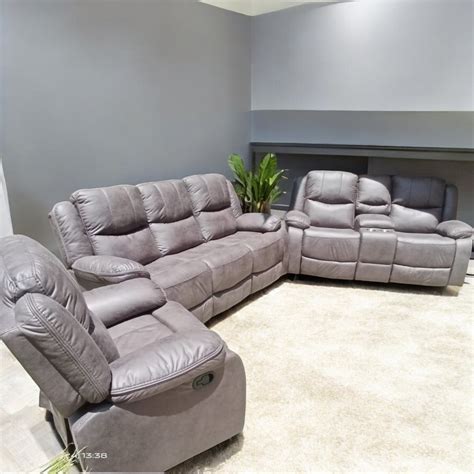 Grey Recliner Sofa - Fairprice Furniture Kenya