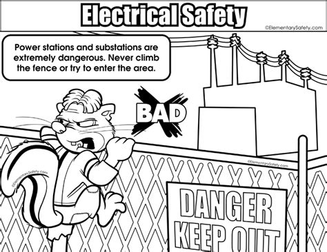 Electricity Coloring Pages 的图像结果