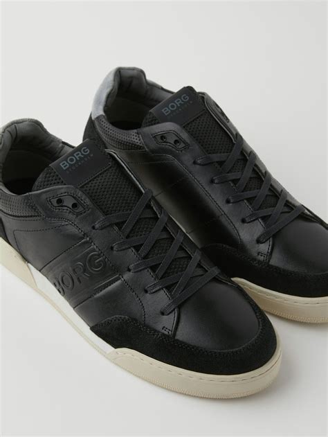 Men's Leather Sneaker Sl200 - Zwart | Björn Borg