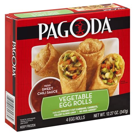 Pagoda Express Vegetable Egg Rolls 4 ct; 3.07 oz | shipt