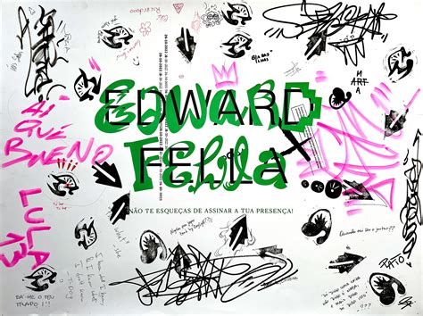 Edward Fella | Exhibition Identity on Behance