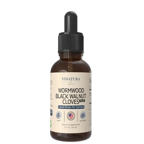 Wormwood Black Walnut Cloves Liquid Parasite Cleanse – Vinatura Supplements