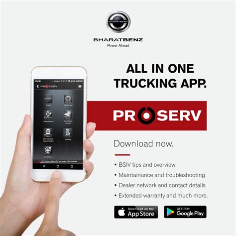 DICV unveils BharatBenz Proserv mobile application