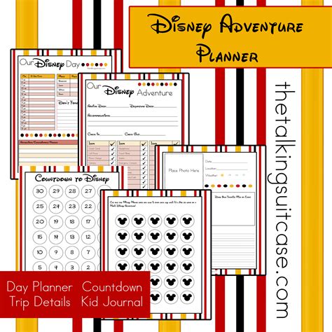 Get Ready For Your Disney Vacation - Free Printable Disney Vacation Planner