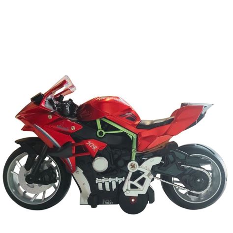 FEXXA Police Motorcycle Toy - Pull Back Motorcycle Toys, Tiny Gift with ...