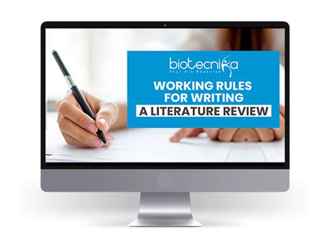 Literature Review Writing Guidelines - PPT Download — BioTecNika Store
