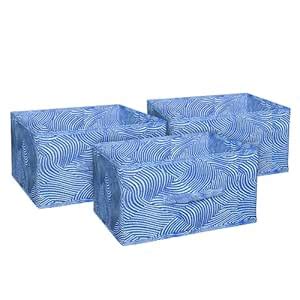 Kuber Industries Laheriya Print Non Woven Fabric 3-Replacement Drawer ...